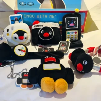 Caja ciega Original de la serie Pingu'S Smart Life, figuras de Anime Pingu, caja misteriosa, auriculares de Robot Pingu, modelo de decoración, regalo personalizado para niños