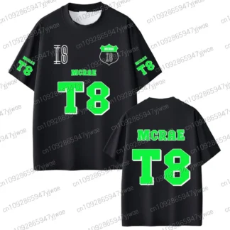 Camiseta gráfica Tate Mcrae T8 para hombre, álbum de música, así cerca de lo que Miss Possessive World Tour 2025, camisetas de moda para mujer