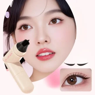 Nuevo sello delineador de ojos resistente al agua, sello delineador de ojos de larga duración de secado rápido, Color negro, bolígrafo delineador de ojos fácil de usar