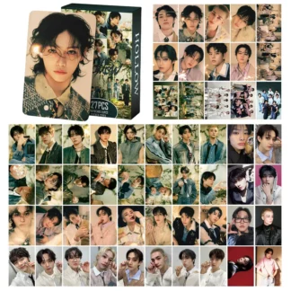 Nuevo 127 Uds. Pegatinas de Kpop SKZ Boy sesión fotográfica HOLLOW nuevo álbum tarjetas Lomo de estrella coreana juego de tarjetas con impresión fotográfica colección de Fans postal