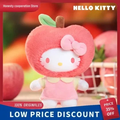 TOPTOY HelloKitty Fruity Paradise Series, caja ciega de felpa de vinilo, bonito adorno de escritorio, juguete coleccionable de moda para regalos de cumpleaños