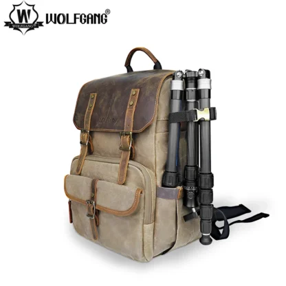 Mochila de fotografía impermeable, bolsa multifuncional para cámara, puede llevar trípode, gran capacidad para exteriores