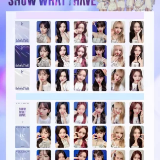 Álbum de grupo de chicas coreanas "1VE SHOW WAHT I HAVE" tarjeta de recorrido mundial