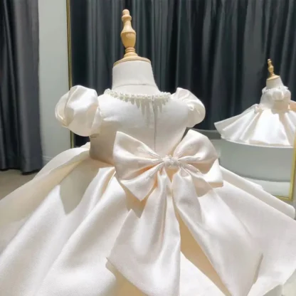 Vestido de princesa para niña pequeña, ropa de actuación para fiesta de cumpleaños, escenario, boda, dulce, 2024