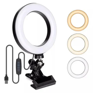 Lámpara para Selfie, anillo de luz LED regulable por Usb para Selfie, transmisión en vivo, fotografía, vídeo, Youtube, portátil, luz de relleno de 6 pulgadas, novedad de 2022