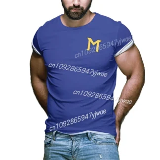 Camiseta deportiva transpirable LENDERS, camiseta de verano para hombre, Cosplay de capitán Winglet, camisetas de manga corta Unisex para niños, camisetas de gran tamaño