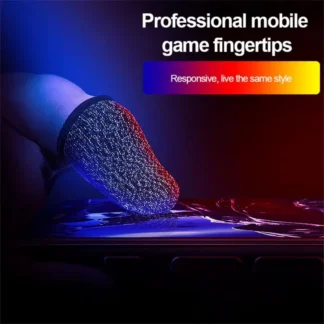 Funda para el dedo para juegos, yemas de los dedos transpirables para juegos PUBG, pantalla táctil antisudor, cubierta para cunas, guante táctil móvil sensible