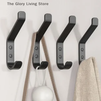 Ganchos para abrigos, soporte de pared para colgar: percha resistente para mochila, toalla, bolsa, para armario, baño, puerta, seta, paquete de 4