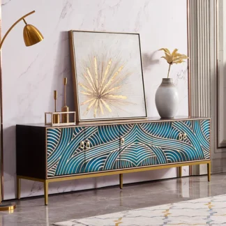 Soportes de Tv creativos modernos, almacenamiento ligero de lujo, soportes de Tv europeos de alta gama, cajones, organizador, Muebles de estilo chino