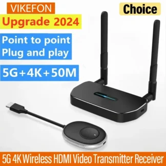 Transmisor de vídeo HDMI inalámbrico 5G, extensor receptor, Kit de pantalla, adaptador 4K, Dongle para TV Stick, Monitor, proyector, interruptor, PC, 50M