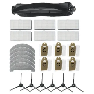 Cepillos rodantes principales, cepillos laterales, filtros, bolsas de polvo, trapos, repuestos aptos para aspiradora Viomi S9