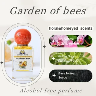 Perfume de mujer Garden of Bees Fragancia floral de miel con vainilla y almizcle EDP de larga duración 50 ml perfume de miel diario