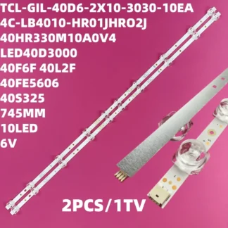 Tira de LED para iluminación trasera para L40S6500 LED40D3000 40D2910 40S6500FS 40S6500 40F6F 40L2F 40D6 10X2 40A260 40S321-CA 4C-LB4010-HR01J