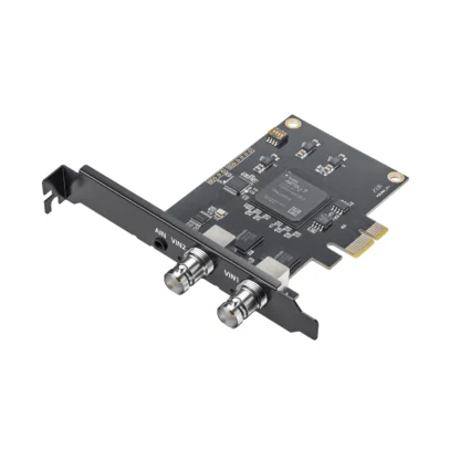 UNISHEEN Dual 1080p OBS Vmix Wirecast Streaming 2 canales 60fps SDI transmisión PCI Express HD tarjeta de captura de vídeo PCIe