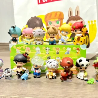 Caja ciega PopMart Dimoo Animal Kingdom Series: Pvc coleccionable con variantes de persecución, regalo de San Valentín y adorno de escritorio