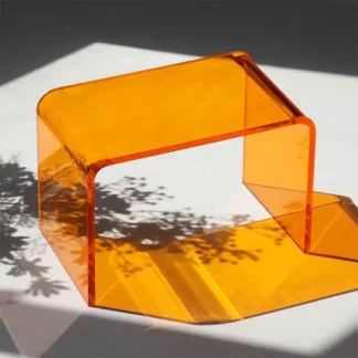 Taburete transparente para cambiar zapatos, muebles nórdicos, taburete acrílico de colores, taburete para sofá, asiento creativo para silla de ocio, personalizado