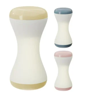 Lámpara de noche táctil, luz RGB a todo Color giratoria 360, lámpara de mesa con Control táctil, lámpara portátil con forma de reloj de arena para mesita de noche