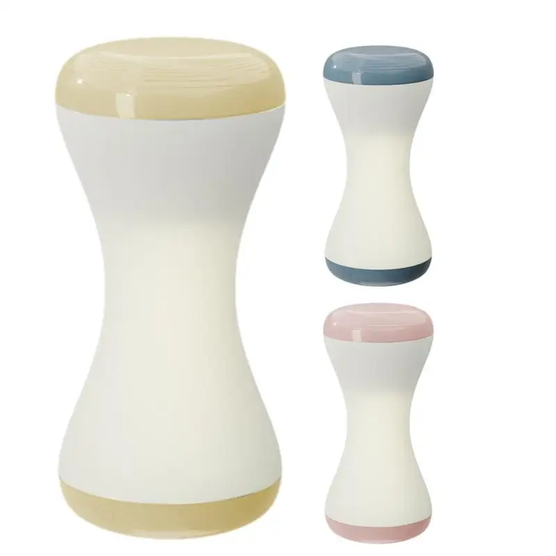 Lámpara de noche táctil, luz RGB a todo Color giratoria 360, lámpara de mesa con Control táctil, lámpara portátil con forma de reloj de arena para mesita de noche