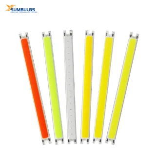 [SUMBULBS] 12V DC bombilla LED COB barra de tira fuente de luz 5W rojo verde azul cálido Natural frío DIY 10CM lámpara LED 500LM 100x8MM