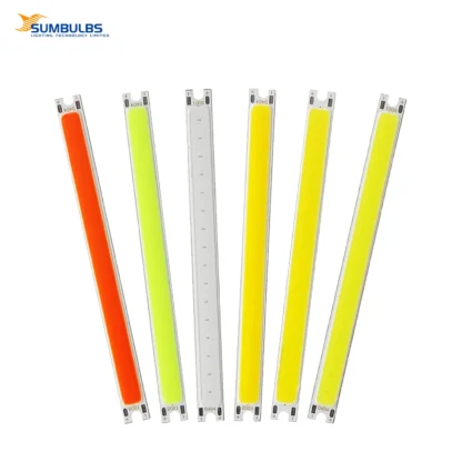 [SUMBULBS] 12V DC bombilla LED COB barra de tira fuente de luz 5W rojo verde azul cálido Natural frío DIY 10CM lámpara LED 500LM 100x8MM