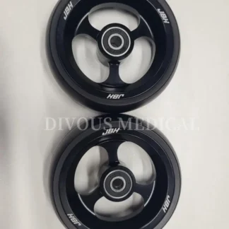 (Un par) Ruedas delanteras de 4 pulgadas Silla de ruedas Manual para discapacitados Accesorios para sillas de ruedas deportivas