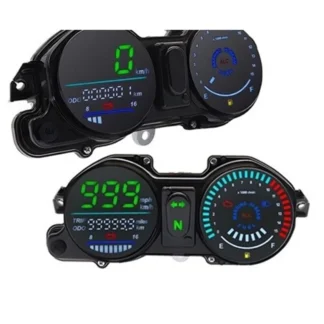 ¡Venta al por menor! Velocímetro de motocicleta para Brasil CG / 150 ESD 2009 a 2013 AZUL 37100--901 LED tablero de motocicleta