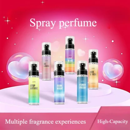 Perfume serie fragancia spray fragancia portátil de gran capacidad sin alcohol perfume versátil
