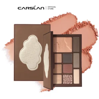 CARSLAN-resaltador de contorno de colorete, paleta de sombras de ojos múltiples, 10 colores, limitado, Otoño e Invierno