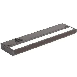 Iluminación LED debajo del gabinete con cable - Acabado bronce 3Cct 12 H - Luces debajo del gabinete para cocina - Encimera conectable