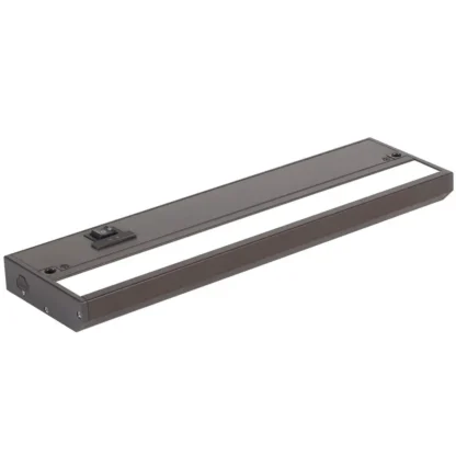 Iluminación LED debajo del gabinete con cable - Acabado bronce 3Cct 12 H - Luces debajo del gabinete para cocina - Encimera conectable