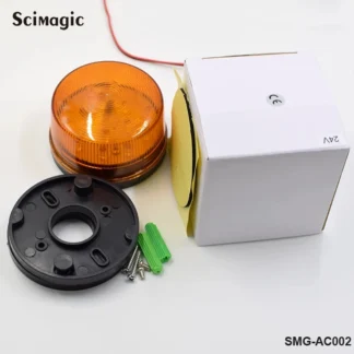 Luz intermitente de señal DC12V o 24V luz de advertencia de seguridad LED para abridor de puerta corredera oscilante/barrera/puerta de garaje