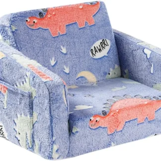 Sofá plegable para niños, cómoda silla suave para bebés y niñas, sofá Convertible 2 en 1 plegable extraíble para niños