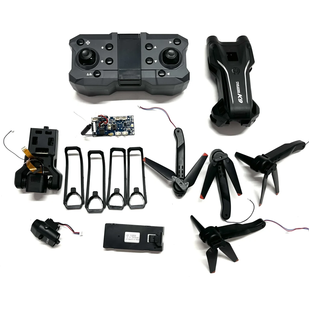 Piezas de repuesto para Dron teledirigido K9 Pro, Protector de cuchillas, engranaje de cuerpo, accesorio de Motor de brazo K9PRO