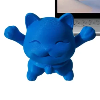 Juguete de estiramiento de dibujos animados, muñeco de gato, figura de Animal, juguete elástico, Color brillante, divertido, extensible, para familiares, amigos, niños y adultos