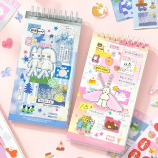20 hojas/lote Kawaii japonés maravillosos momentos serie troquelado bobina pegatina libro DIY álbum de recortes papelería decoración ﻿ Kit