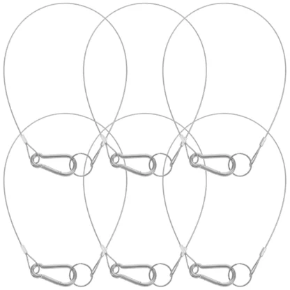 6 uds cuerda de alambre de acero inoxidable para exteriores cordón de Cable resistente cordones de seguridad