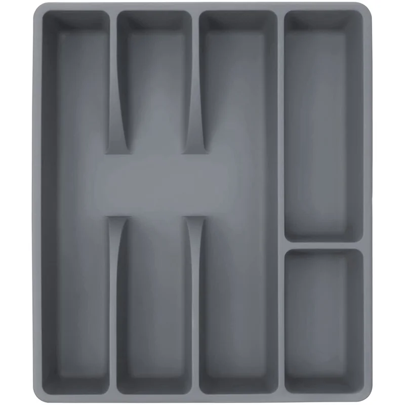 Cajón T69C, organizador de cajones de cocina, soporte para cubiertos, organizador de utensilios, bandeja organizadora de cubiertos, organizadores de cubiertos de plástico