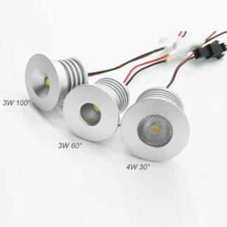 Minifoco Led empotrable para techo, lámpara empotrada de 1W, 2W, 3W, 4W, 12V-24V, para techo de galería, escalera y Bar