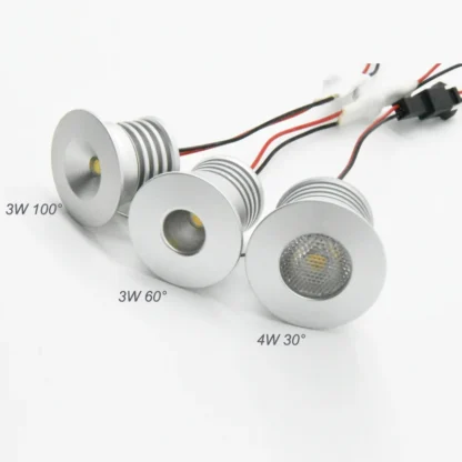 Minifoco Led empotrable para techo, lámpara empotrada de 1W, 2W, 3W, 4W, 12V-24V, para techo de galería, escalera y Bar