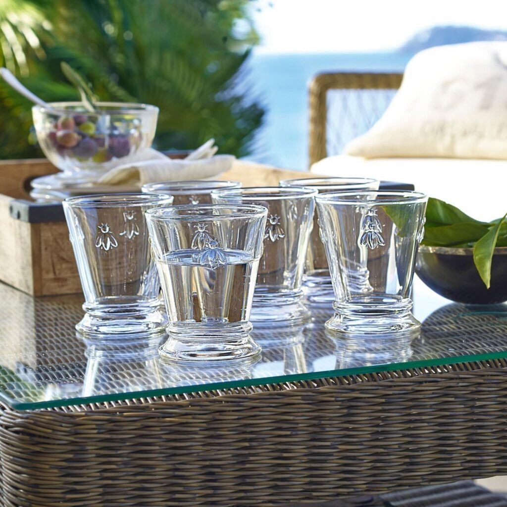 Set de 6 vasos de agua Abeille