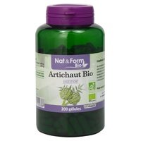 Alcachofa ecológica 200 cápsulas vegetales - Nat & Form