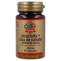 5 x Alcachofa y Cola de Caballo 60 cápsulas de 300mg - Obire