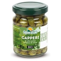 Alcaparras en Aceite de Oliva Virgen Extra (EVO) 120 g - Sapore di Sole