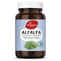 Alfalfa 200 comprimidos de 400 mg El Granero Integral