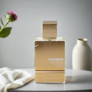 Marca Original Al HARAMAIN Amber White Edition para hombres y mujeres, Spray Eau De Toilette De 2,0 OZ, fragancia De larga duración, los mejores regalos