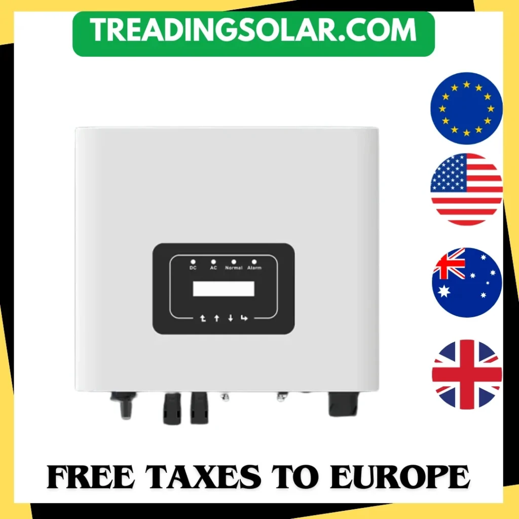 DEYE-inversor de red de 5KW y 6KW, cargador Solar monofásico de 230VAC, 2 MPPT, bajo voltaje de arranque de 80V, SUN-5/6K-G05P1-EU-AM2