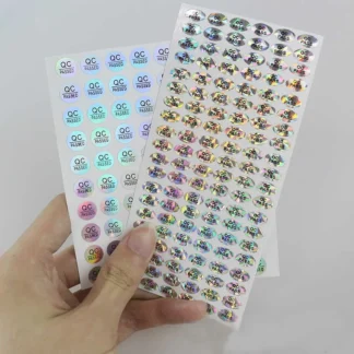 Etiquetas redondas de papel PET con holograma láser, 10MM, 800 unidades, Envío Gratis
