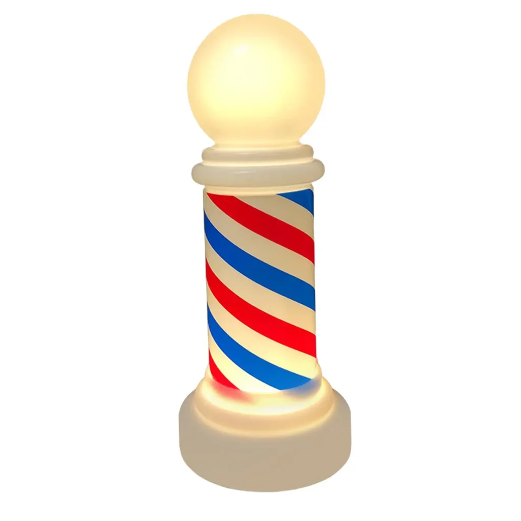 Letreros de luz luminosa para peluquero, luz de salón, decoración de peluquero, lámpara de poste de salón, peluquero