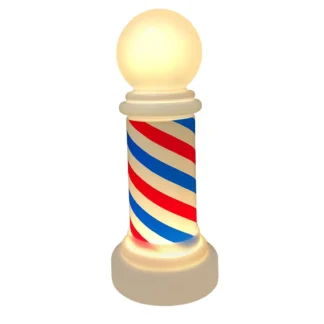 Letreros de luz luminosa para peluquero, luz de salón, decoración de peluquero, lámpara de poste de salón, peluquero