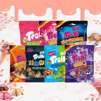 Caramelo en forma de Trolli Gummi 1,69/1,84/2,12 oz (48/52/60 g)*2 paquetes